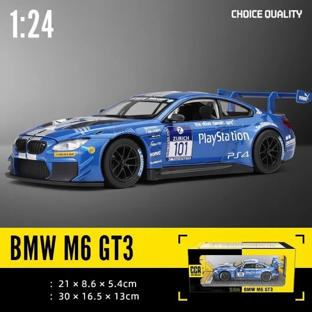 CCA 67081CC BMW M6 GT3 1:24 Racing Diecast Car Model