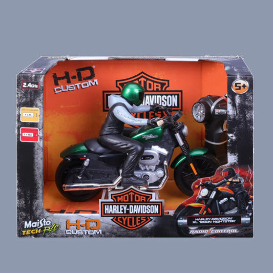 Maisto Tech R/C Harley Davidson Xl1200n Nightster Orange Remote Control Motorbike