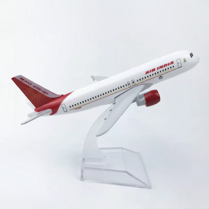 Metal Airplane 16cm Diecast Model with Stand