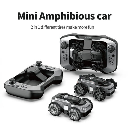 Mini Amphibious 2624 Water and Land RC Car 360-Degree Rotation