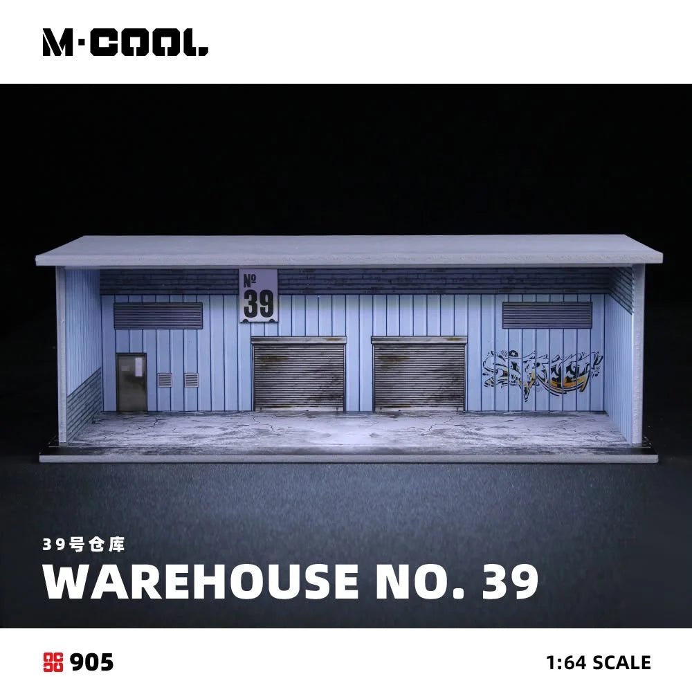 MoreArt MC914905 M·COOL 1:64 Warehouse #39 Assembly Scene garage