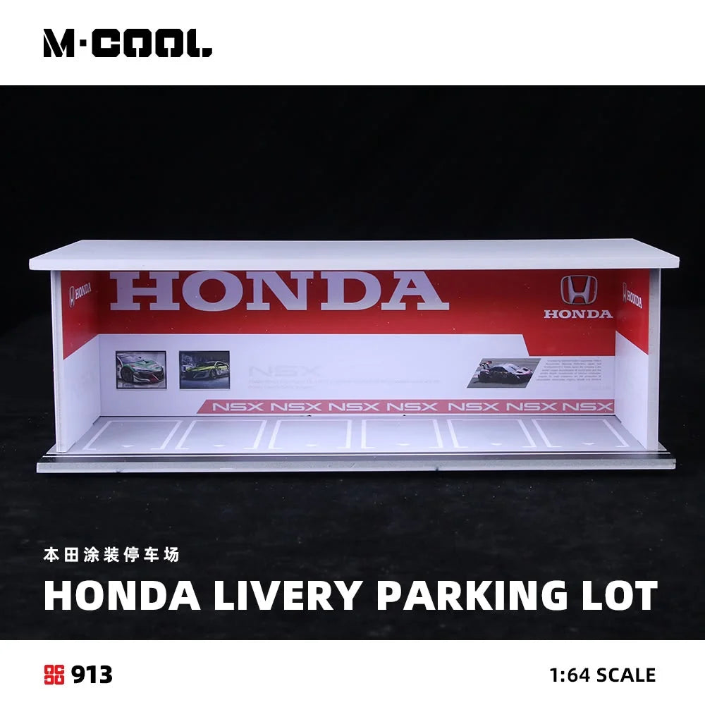 MoreArt MC914913 M-COOL 1:64 Honda Livery Parking Lot Diorama