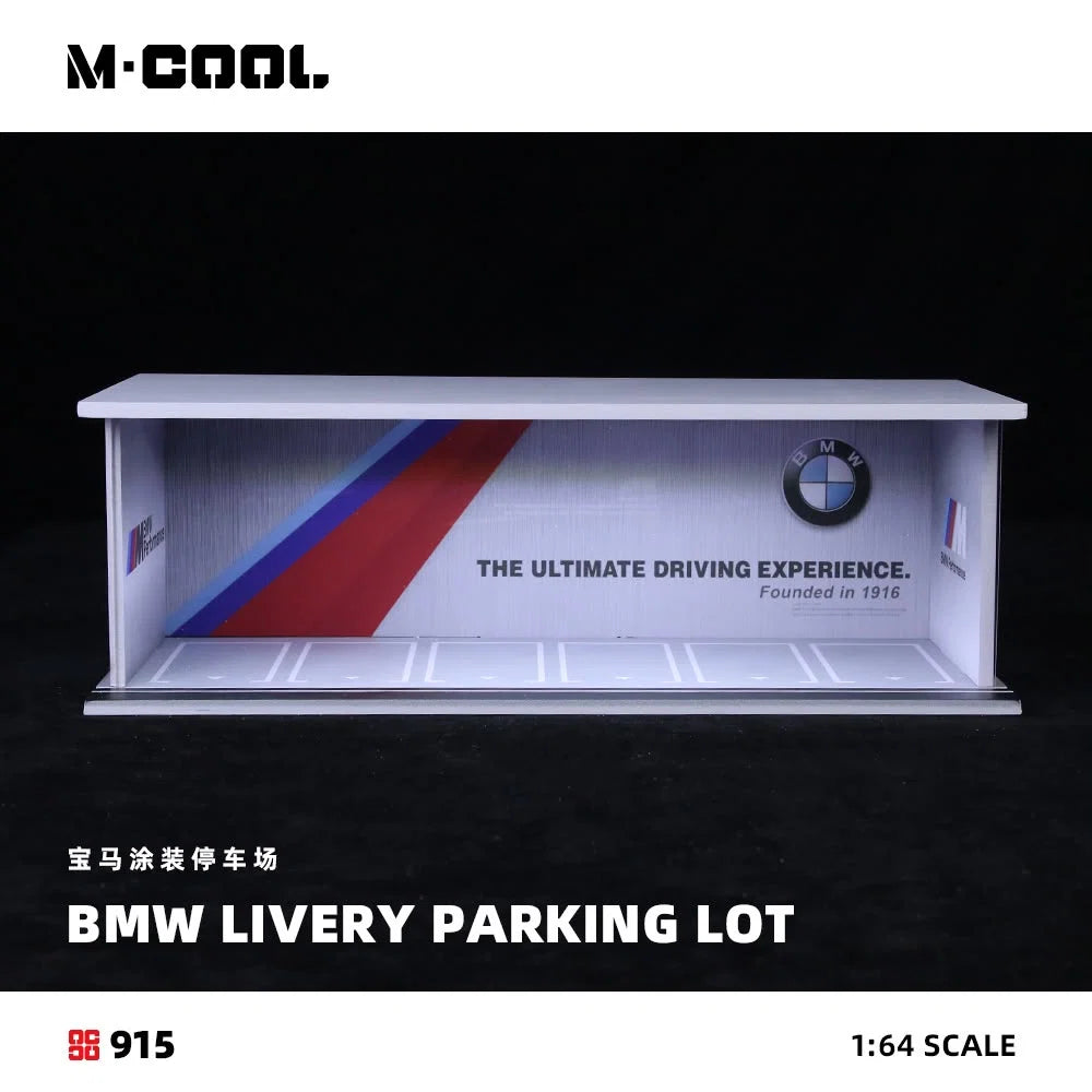 MoreArt MC914915 M·COOL 1:64 BMW Livery Parking Lot Diorama