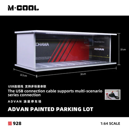 MoreArt MC914928 M·COOL 1:64 ADVAN Lighted Parking Lot