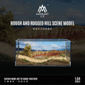 MoreArt MO901319 1:64 Rough and Rugged Hill Scene Diorama Garage