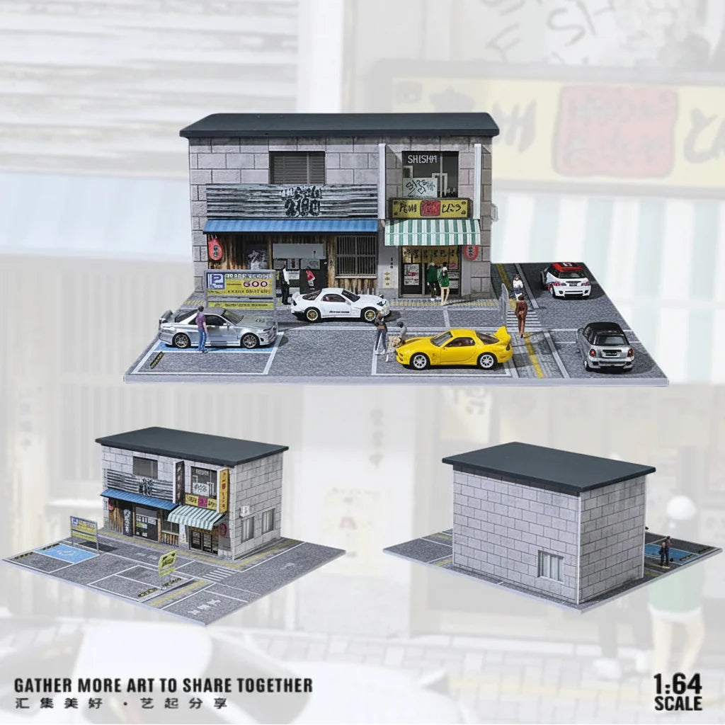 MoreArt MO936409 1:64 Scale Kubota Japanese Restaurant Street Diorama Display Scene