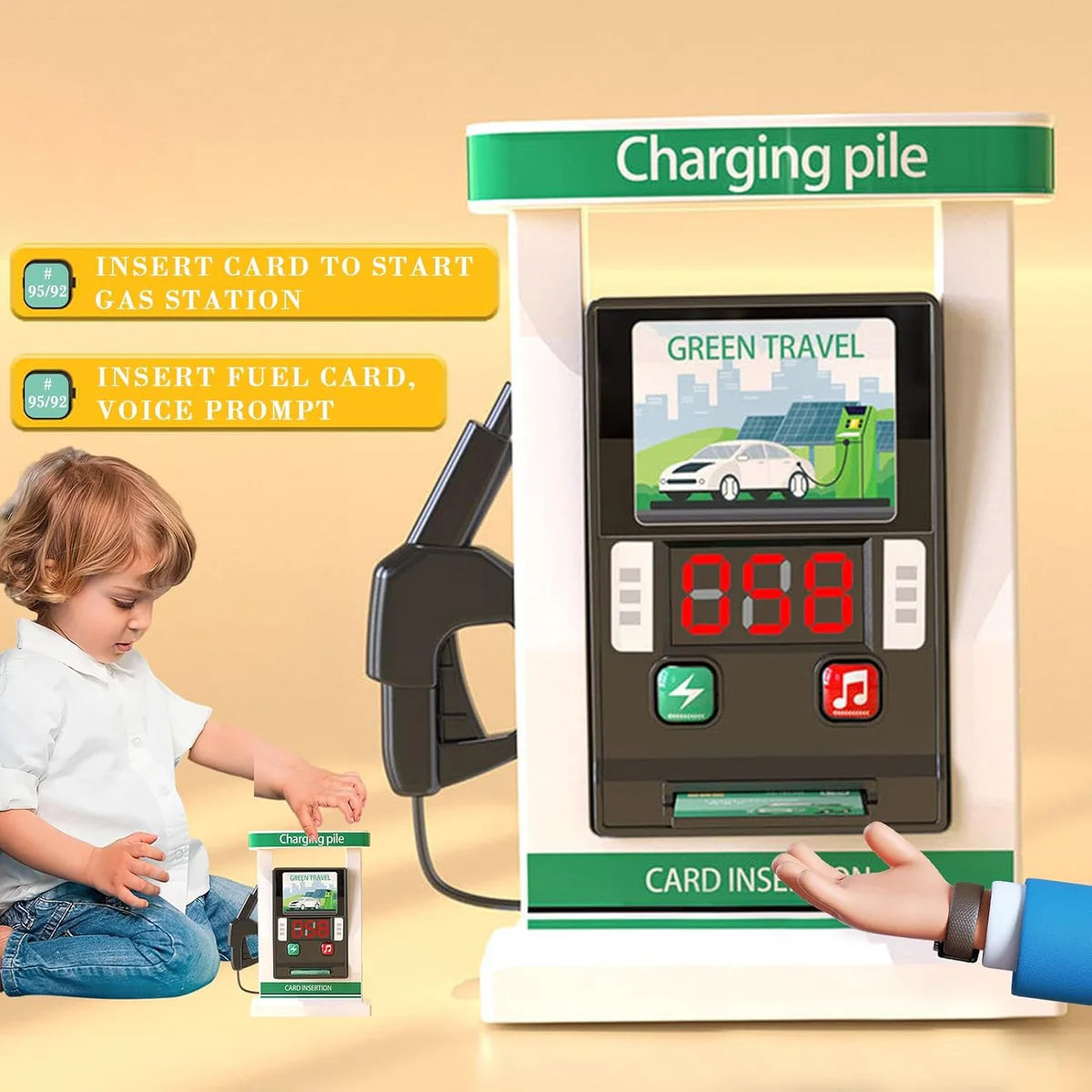 Petrol Pump Playset with Sounds
