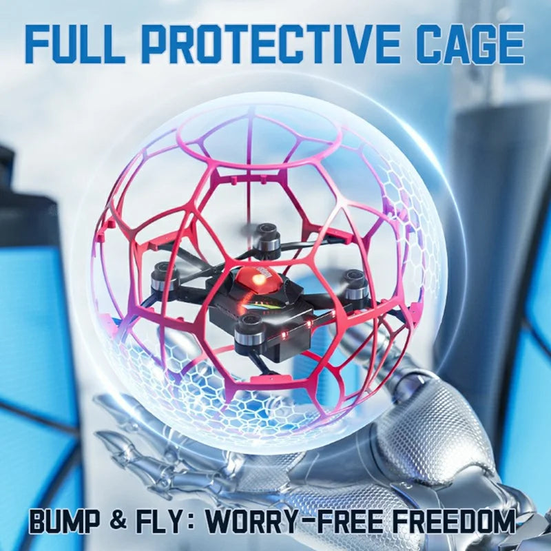 4DRC V51 Football Shape RC Drone with Colorful LED Lights & 1 Battery