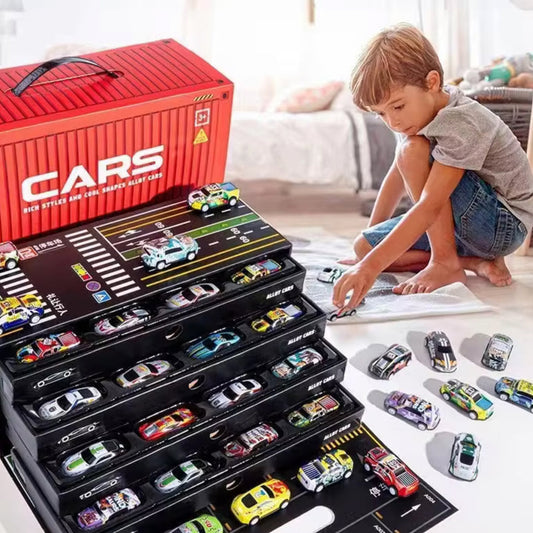 Pull back Cars - Luxury Gift Box|48pcs Alloy Cars