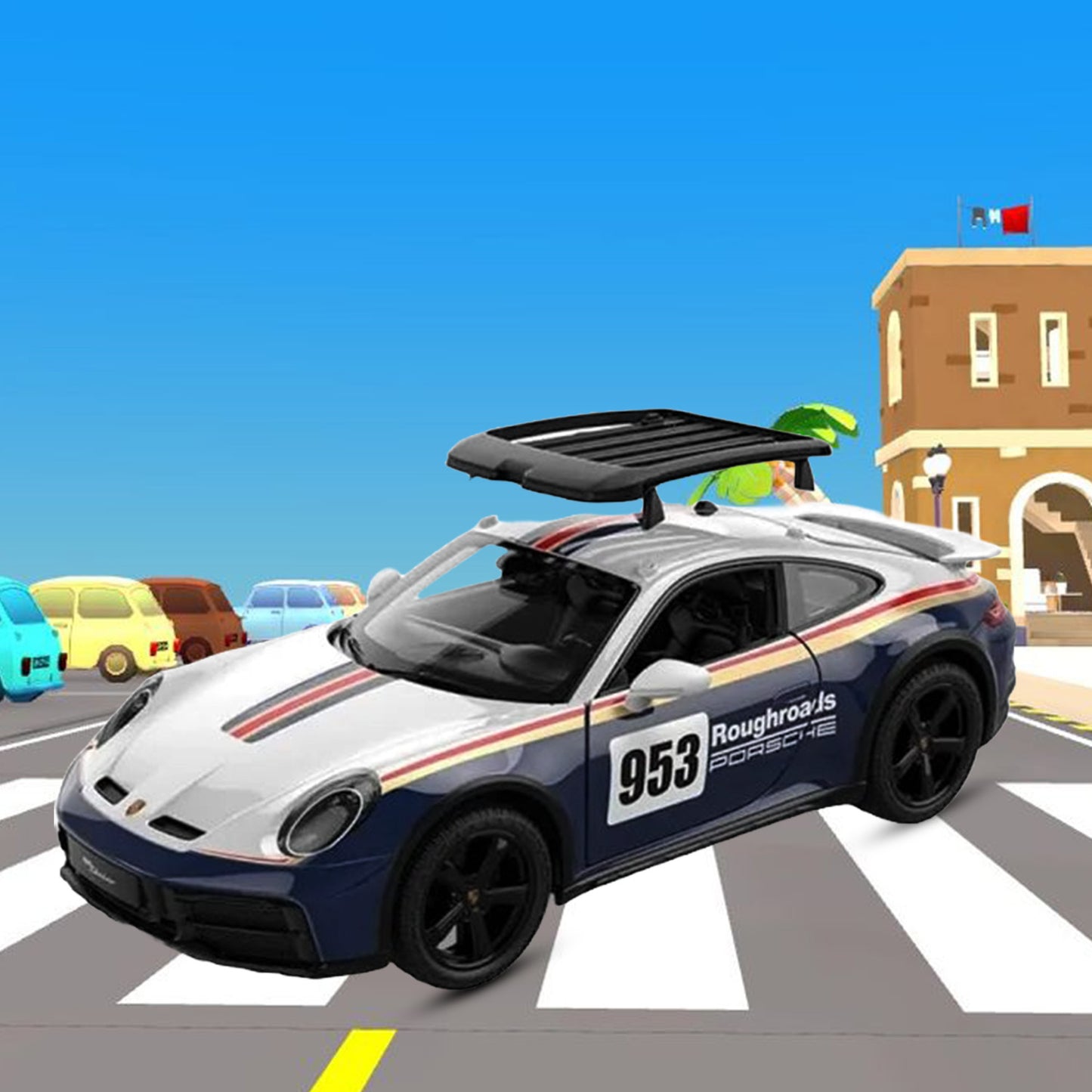 RASTAR 1:14 scale R/C porche 911 Dakar remote control car