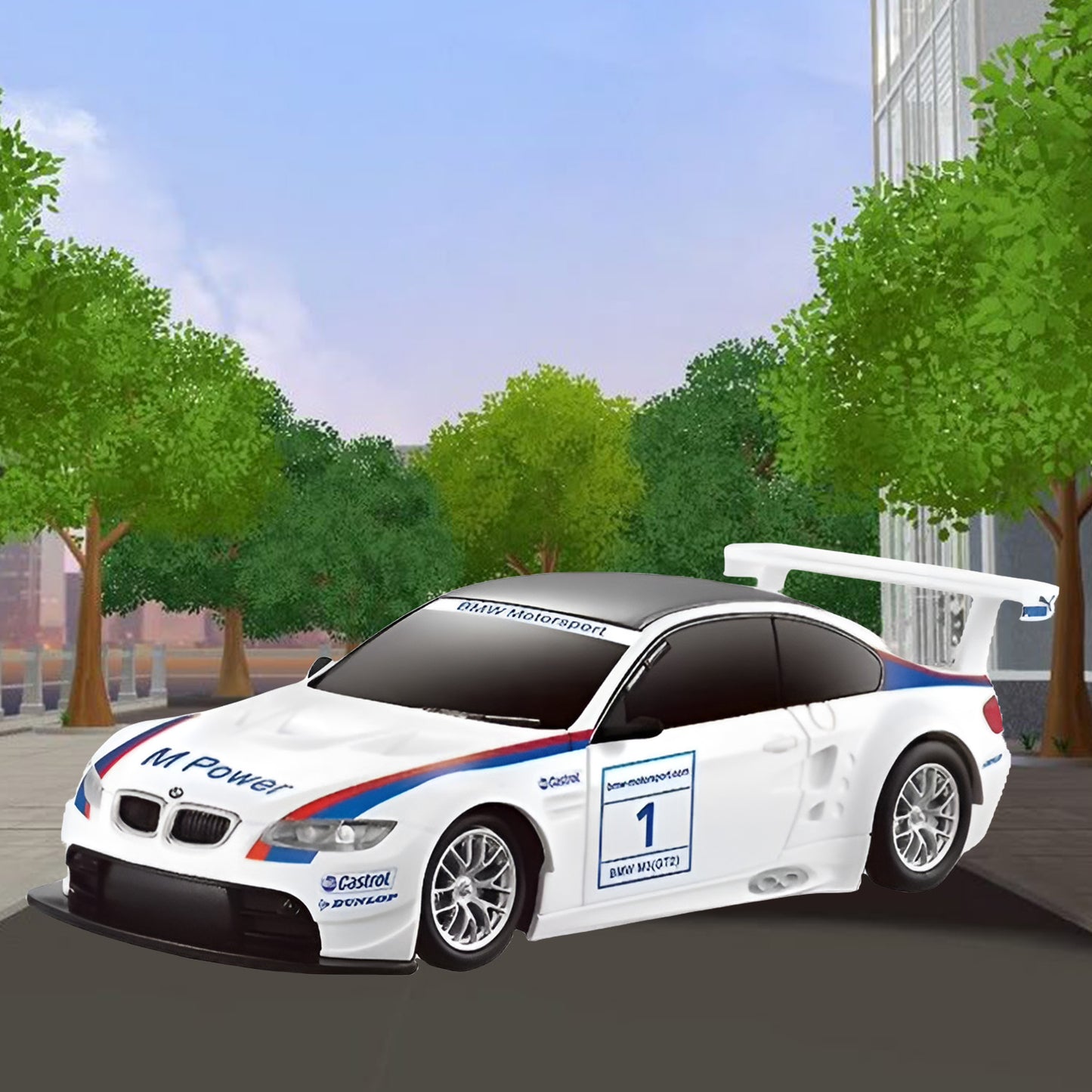 RASTAR R/C 1:24 BMW M3 remote controlled RC car (white)