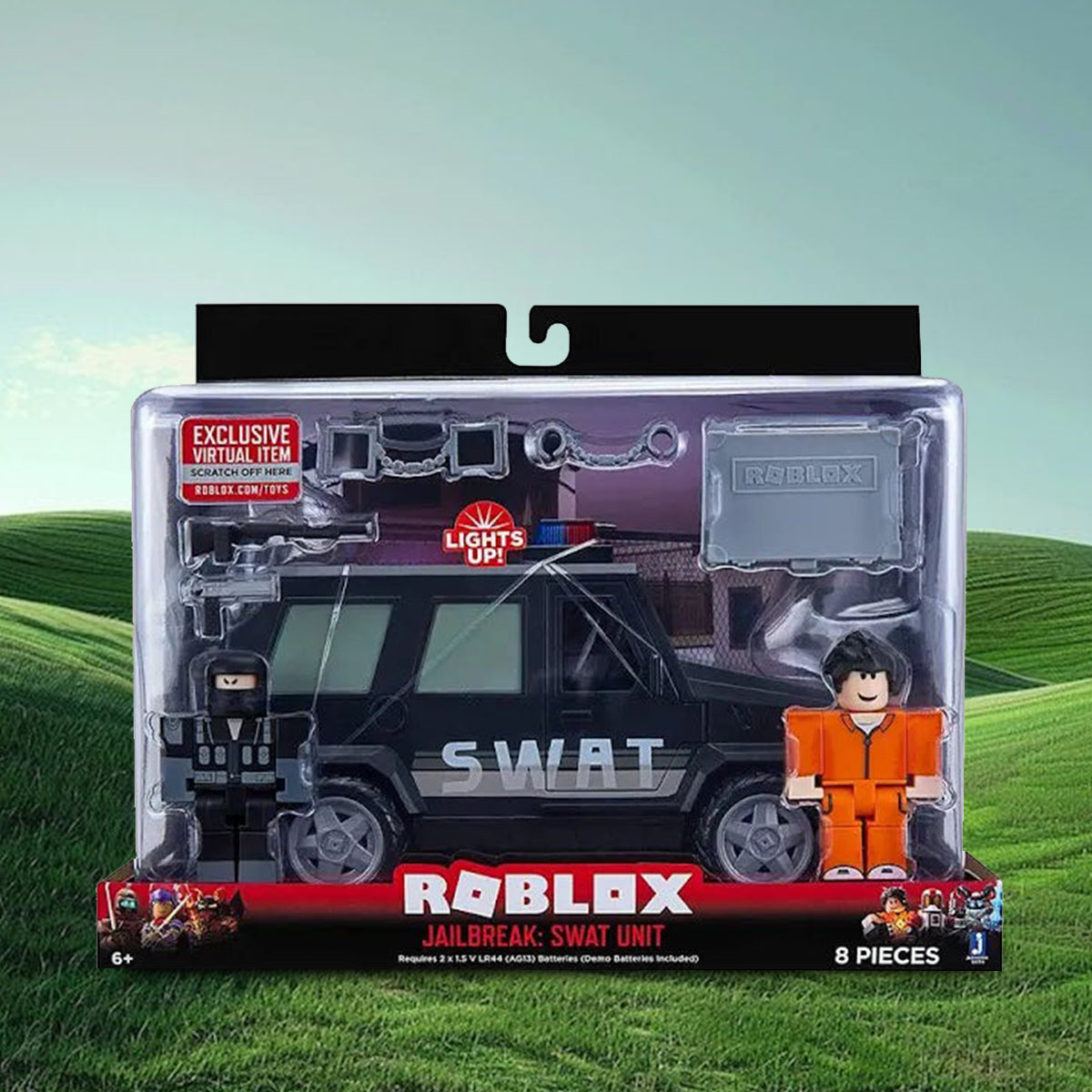 Roblox Action Collection Jailbreak Swat Unit Vehicle (8pcs) - Kidspark