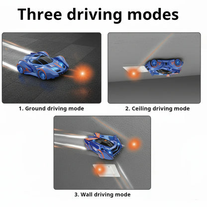 Runion R-701S RC Stunt Infrared Laser Wall Car Ceiling Climb 360° Drift
