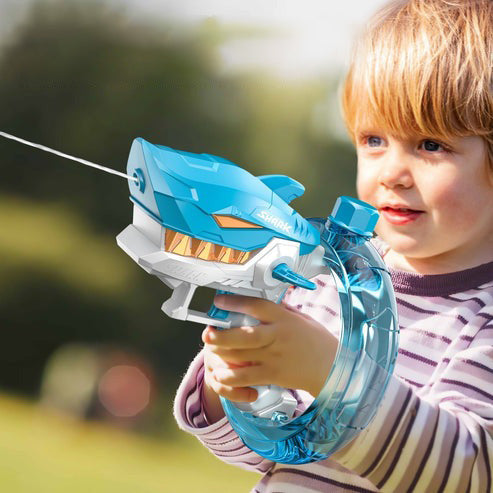 SharkBlaze - Automatic High Pressure Spray Gun for Kids - 28ft