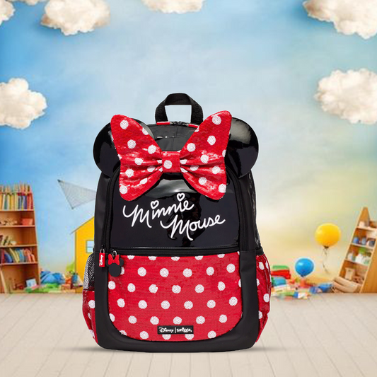 Smiggle - 16 inch Premium 3D red bow  Minnie Backpack