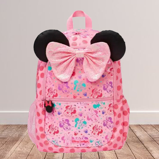 Smiggle - 16 inch Premium 3D pink Minnie Backpack