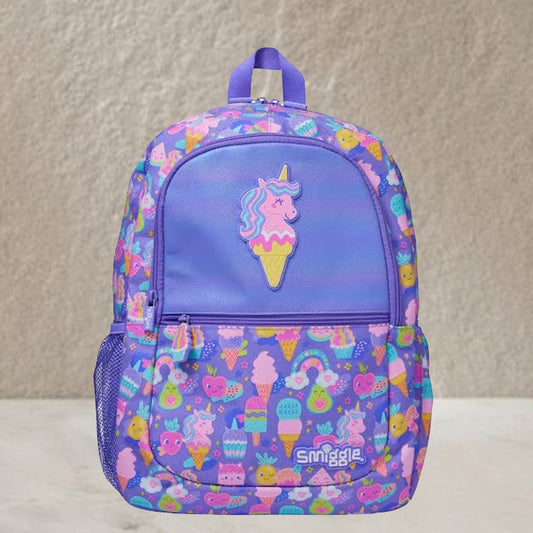 Smiggle - 16 inch Premium Ice Cream unicorn Backpacks