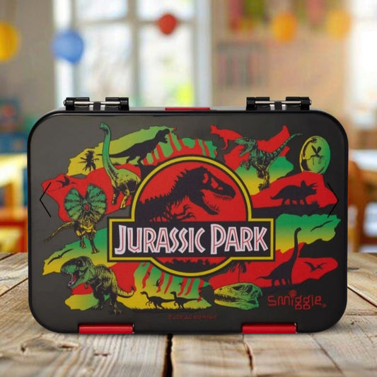 Smiggle Jurassic park Happy Medium Bento 758 ML Lunchbox  | Leakproof