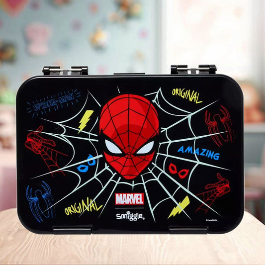 Smiggle Spider-Man Happy Medium Bento 758 ML Lunchbox  | Leakproof