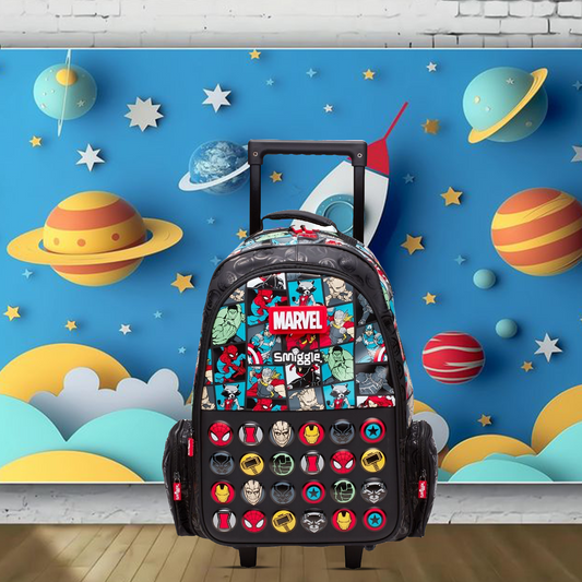 Smiggle Trolley Backpack - 18 Premium Quality