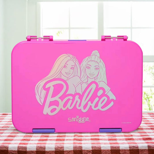 Smiggle barbie Happy Medium Bento 758 ML Lunchbox | Leakproof