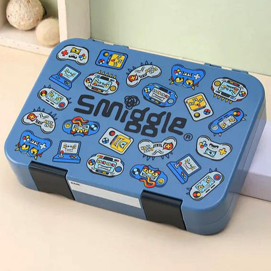 Smiggle gaming Happy Medium Bento 758 ML Lunchbox | Leakproof