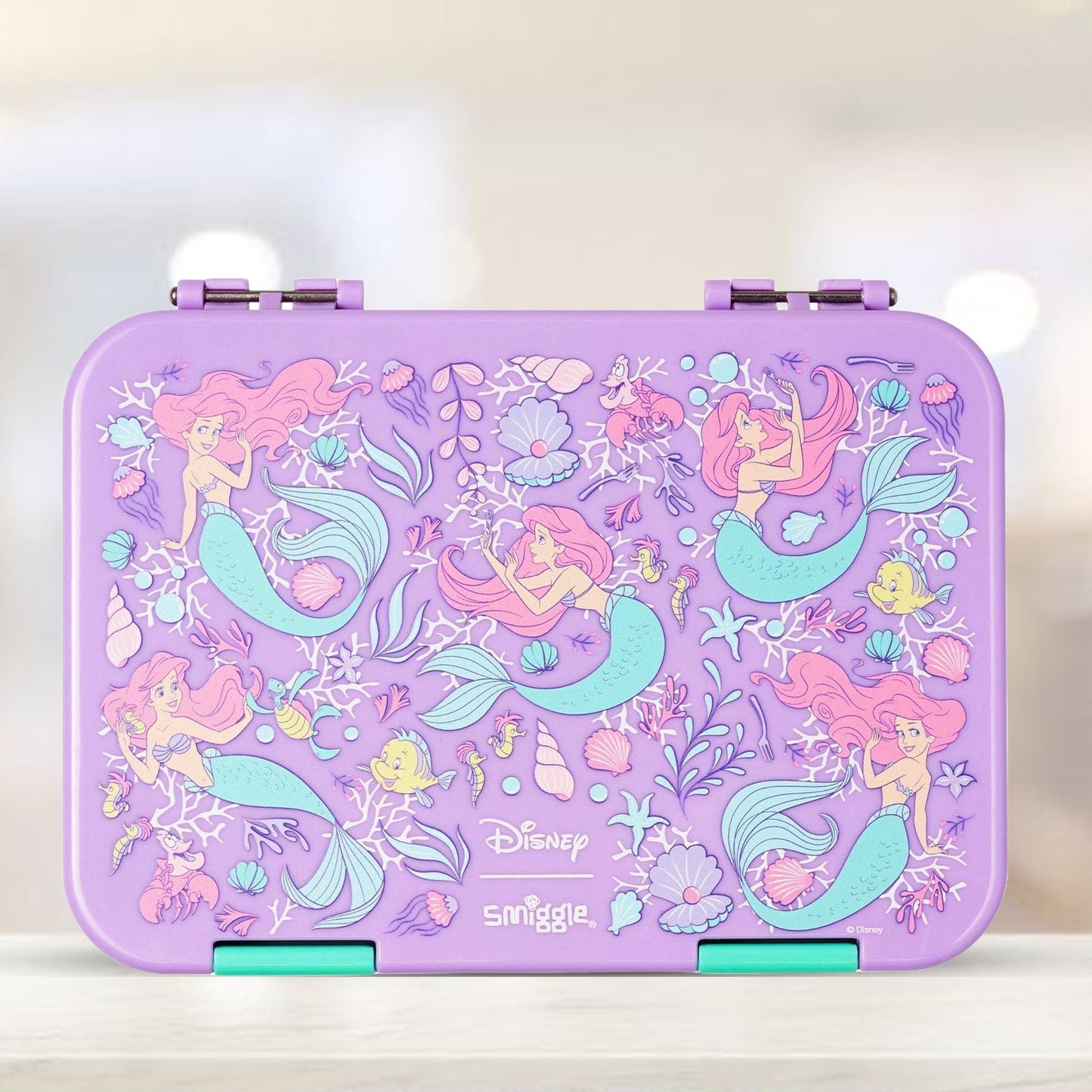 Smiggle mermaid Happy Medium Bento 758 ML Lunchbox | Leakproof