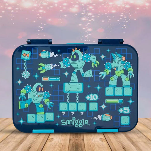 Smiggle space aliens  Happy Medium Bento 758 ML Lunchbox | Leakproof