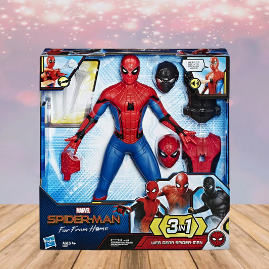 Spider-Man: Far From Home Deluxe 3 in 1 Web Gear Spider-Man Figure