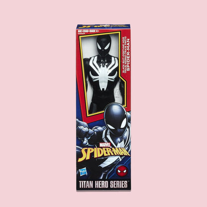 Spider-Man Titan Hero Series Web Warriors: Black Suit Spider-Man Action Figure