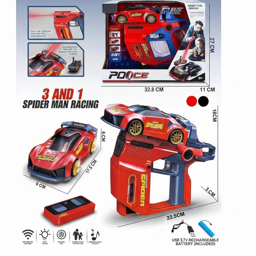 Spider-man TCS01 Infrared Gun Laser 3-in-1 RC Car