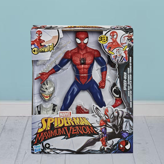 Spider man maximum venom, spider man venom gear, 12 inch action figure