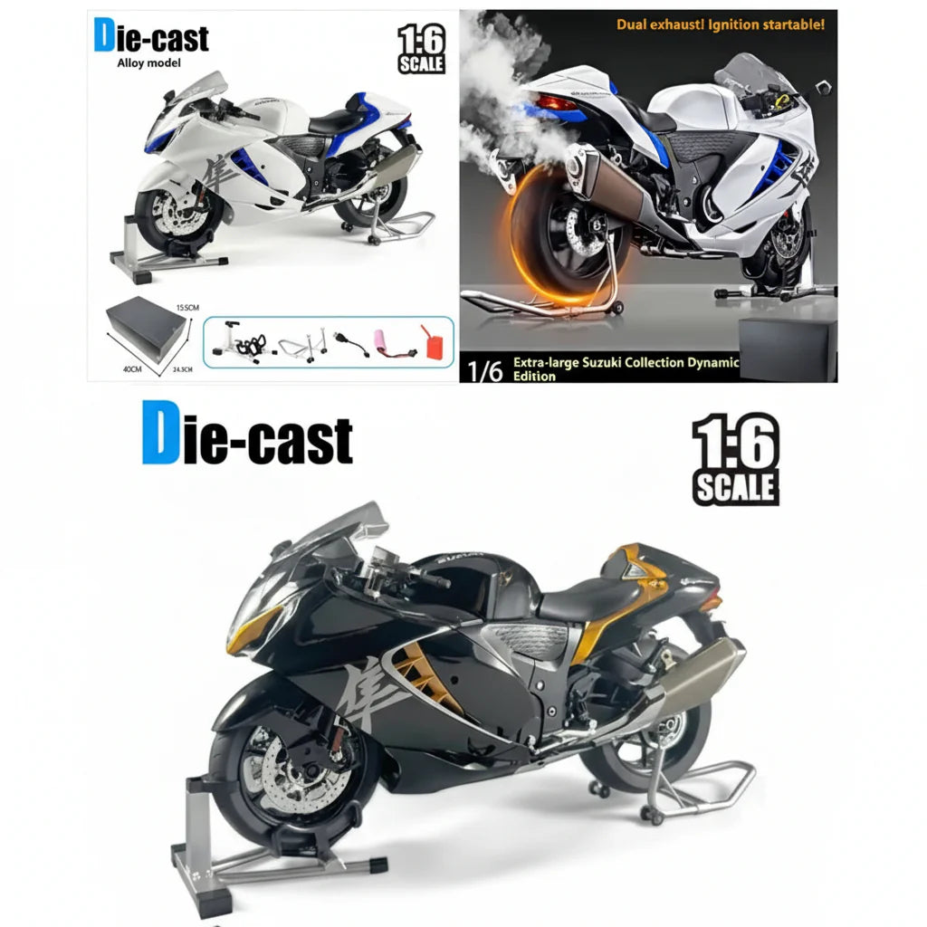 Suzuki Hayabusa M6-3B 1:6 Metal Die-cast Bike