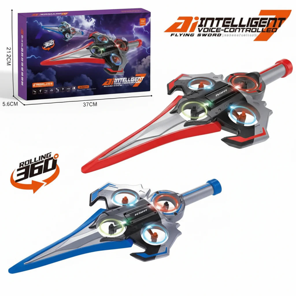 Sword Drone ZF77 Remote & Voice Control 360° Rolling