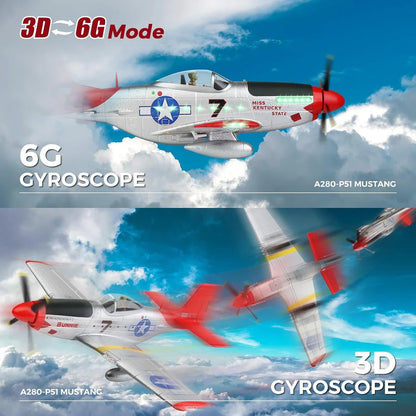 WLTOYS XK A280 P51 Mustang 6G/3D Brushless RC Plane