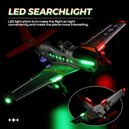 WLTOYS XK A280 P51 Mustang 6G/3D Brushless RC Plane