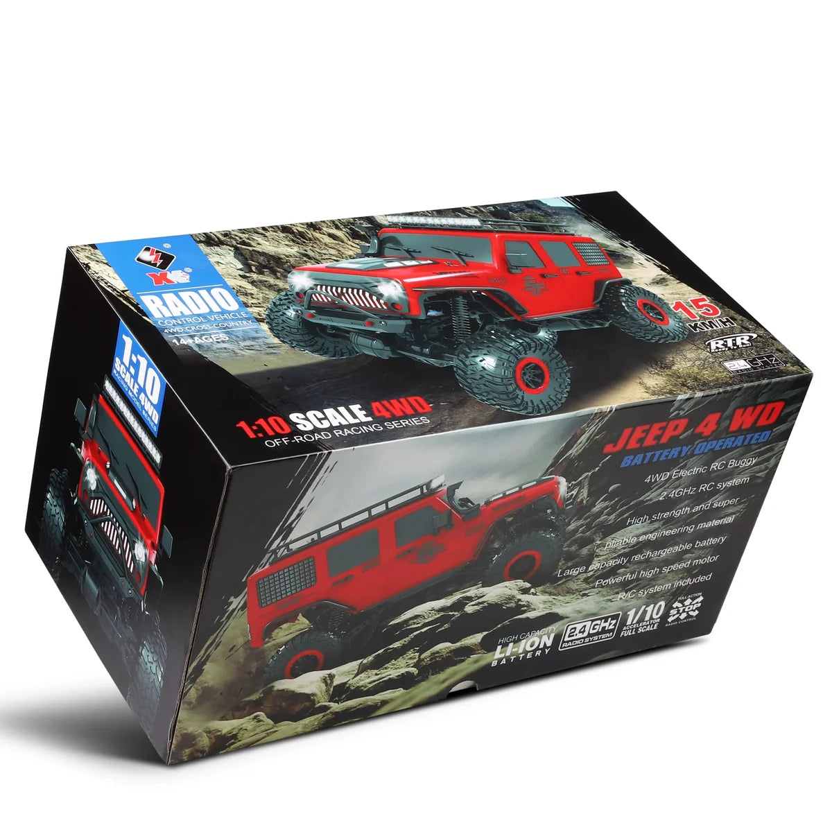 WL Toys 104311 1:10 Jeep Wrangler 4WD Off-Road RC Car
