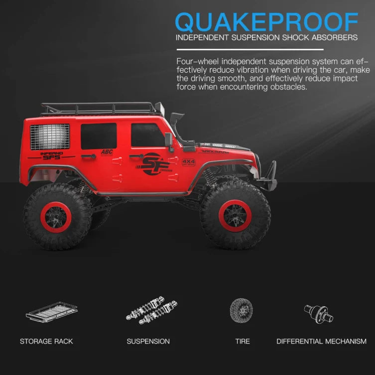 WL Toys 104311 1:10 Jeep Wrangler 4WD Off-Road RC Car