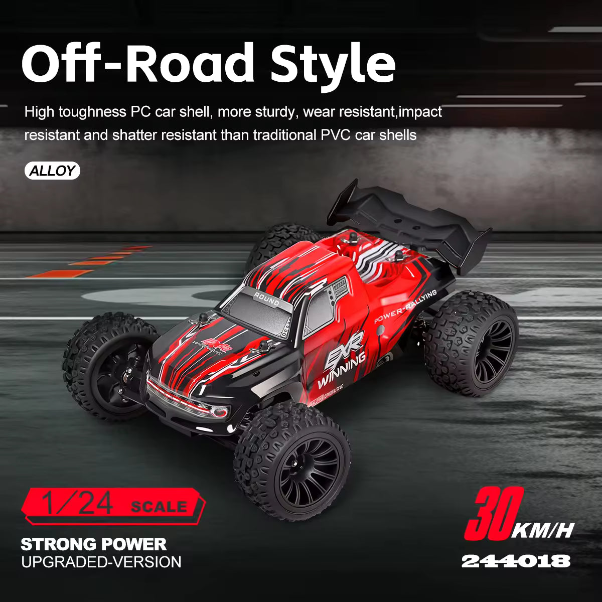 WLtoys 244018 1:24 2WD Off Road Climbing RC Car 30kmph