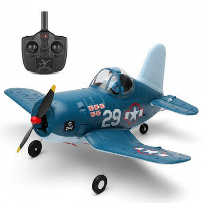 WLtoys XK A500 F4U Corsair 2.4GHz 6CH RC Airplane with 3D/6G Flight Mode & Gyroscope – 1 Battery