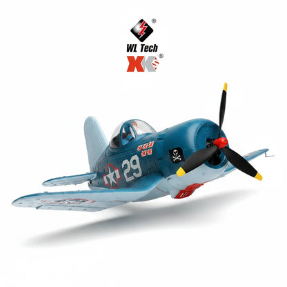 WLtoys XK A500 F4U Corsair 2.4GHz 6CH RC Airplane with 3D/6G Flight Mode & Gyroscope – 1 Battery