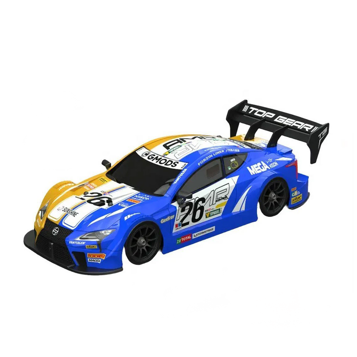 Whoosh metal RC car  |1 : 16 | Lights | 4WD | Drift | 30km/H