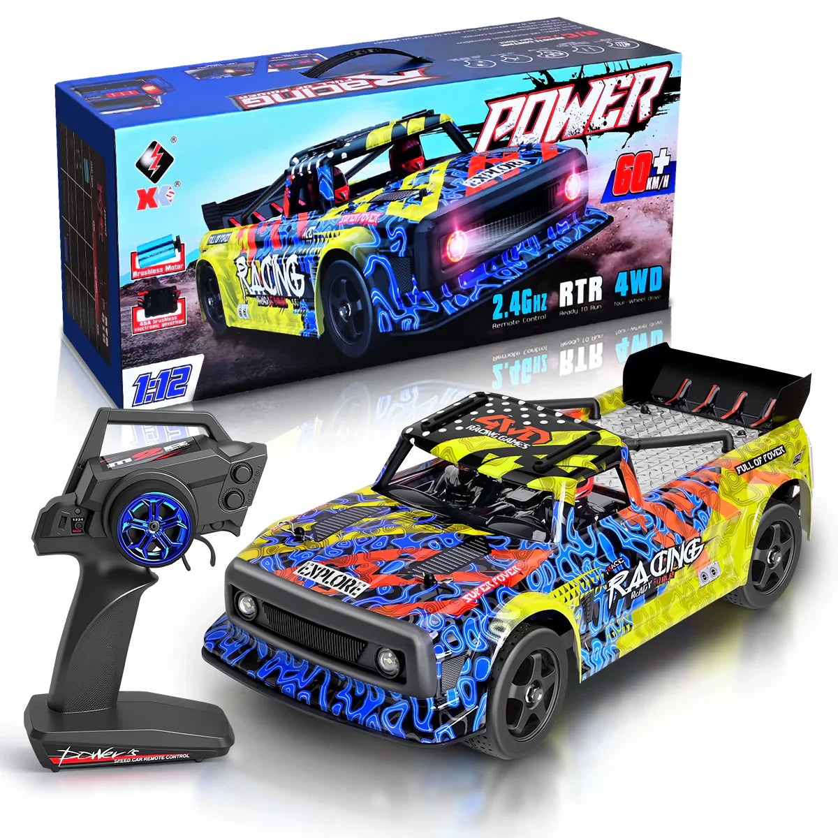 Wltoys 124020 1:12 4WD Brushless RC Car