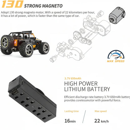 Wltoys 22201 Extreme Charger 1:22 RC Crawler 22km/h