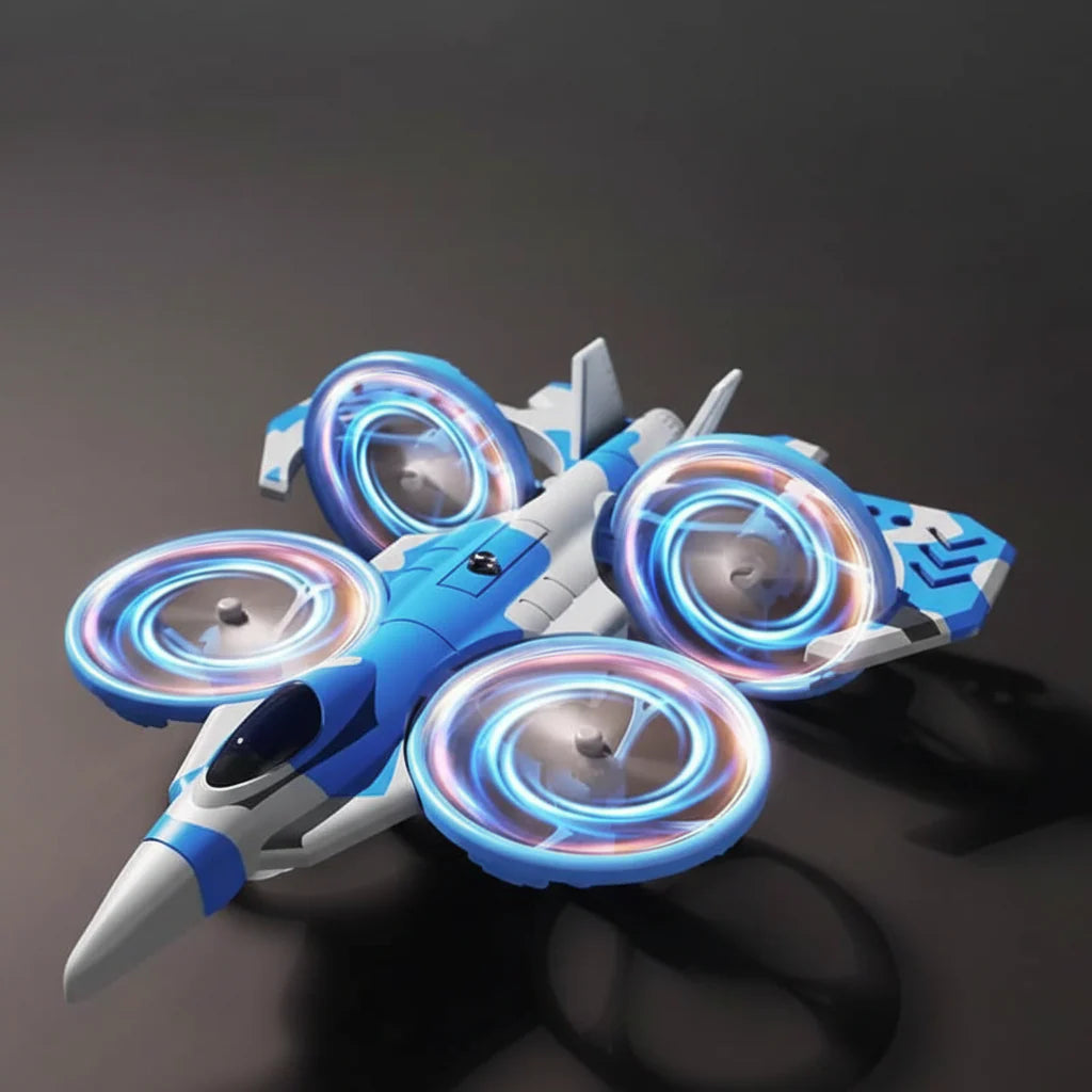 2-in-1 RC YF07 Flying Car Drone Land Air Optical Flow Hover Kids Toy
