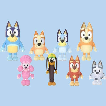 Bluey- family figure set