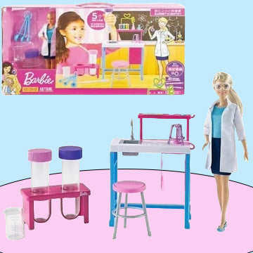 Barbie scientists kit