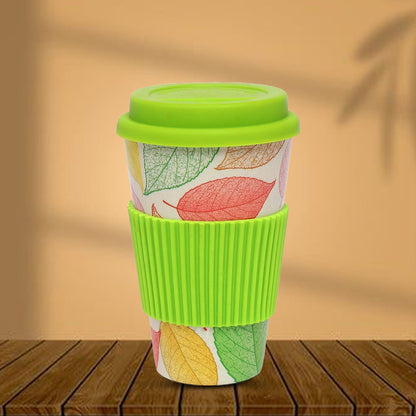 Eco-friendly Bamboo fiber Travel Coffee Mug (Green)