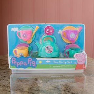 Pretend play Peppa pig tea party set